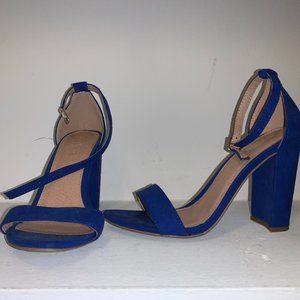 Charlotte Russe Navy Blue Heels